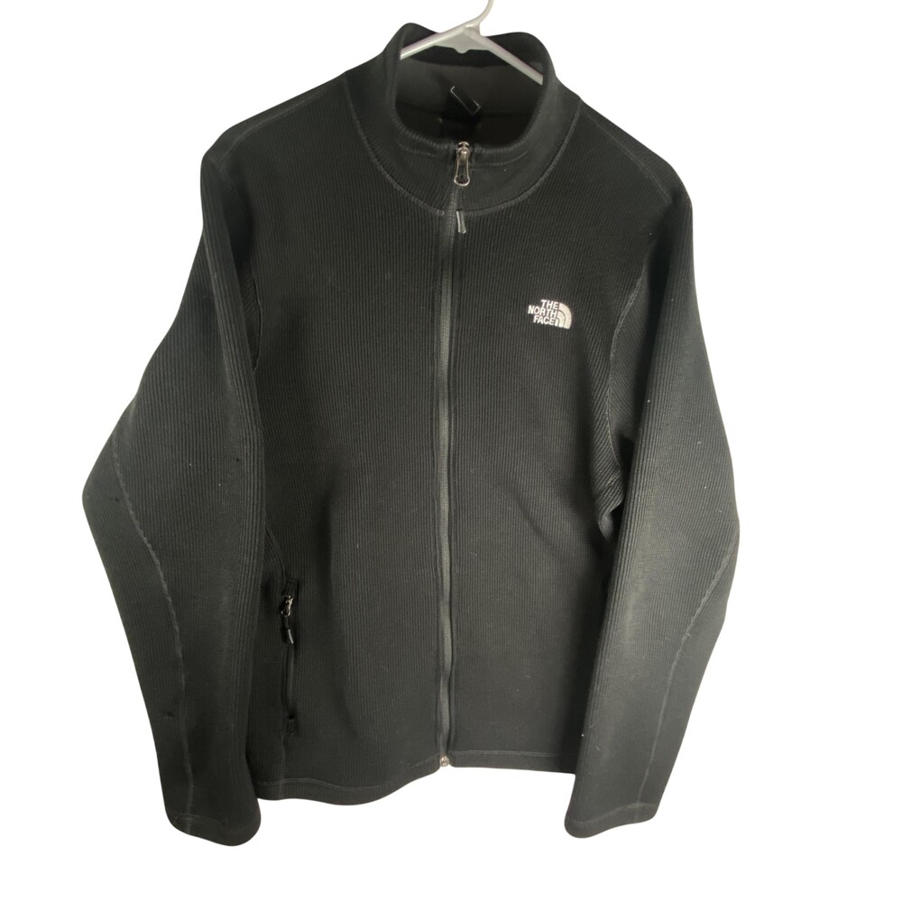 The North Face Jacket Mens Large Black Fleece Lined Full Zip Outdoor A7HL